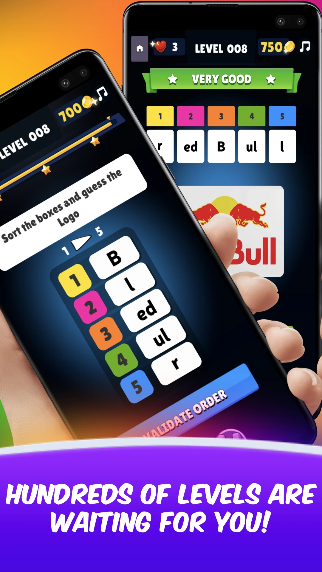 Logomania 3 Sort Quiz Words screenshot